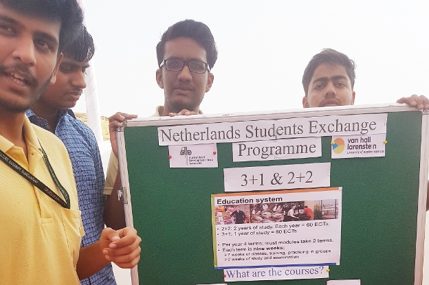 Indiase studentent 2+2 programma Van Hall Larenstein